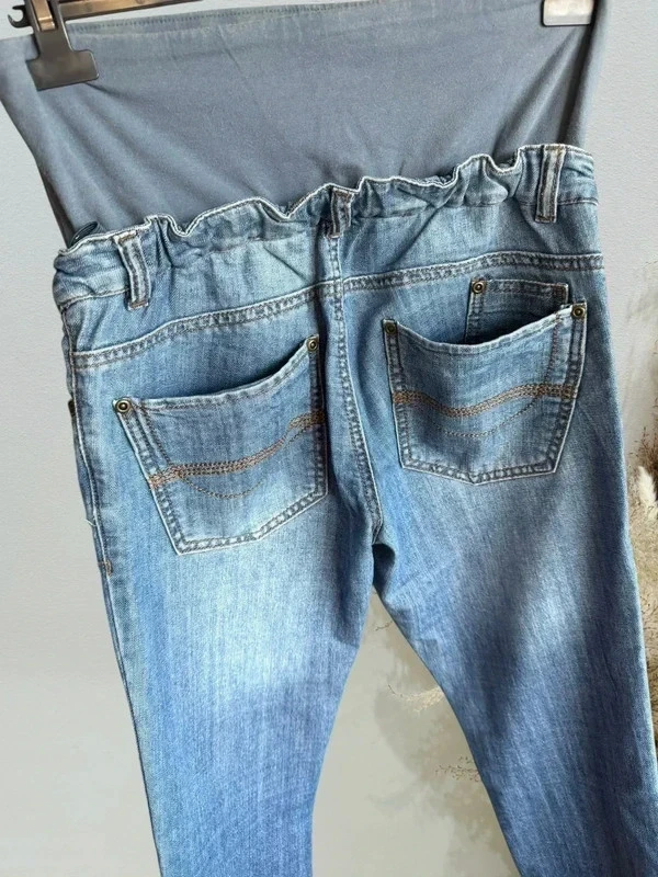 Jeans cortos de embarazo Calinkalin T38/M azul – photo 4
